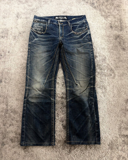 RED PEPPER "UNDERGROUND LOGO" DENIM