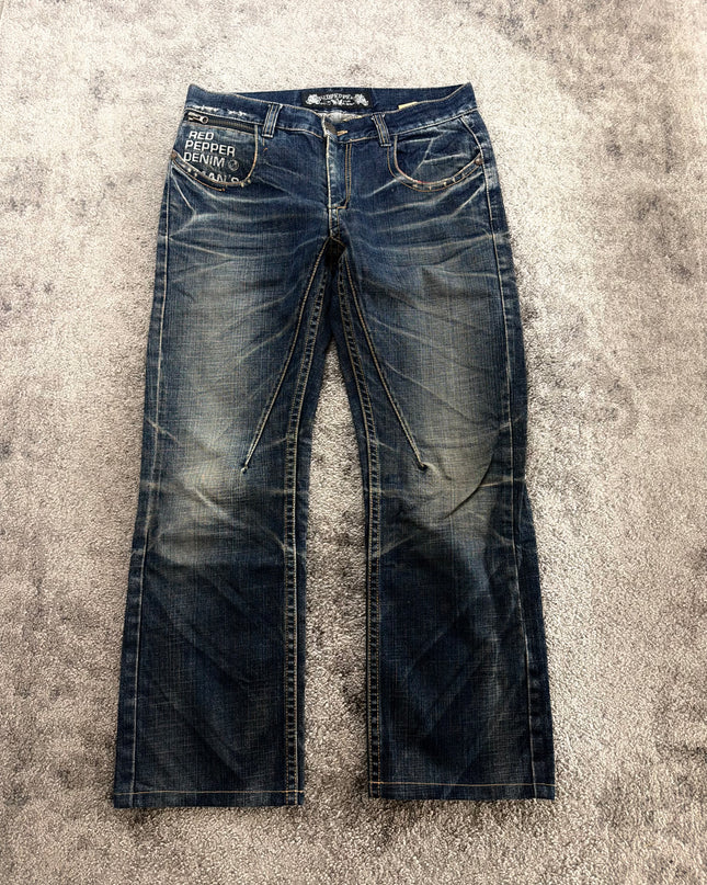 RED PEPPER "UNDERGROUND LOGO" DENIM