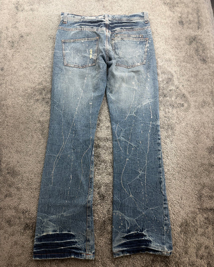 PLACE PLANS "PAINT SCAR" DENIM (S-M)