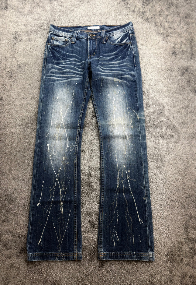 WILD PARTY "PAINTED WHISKER" DENIM (S-M)