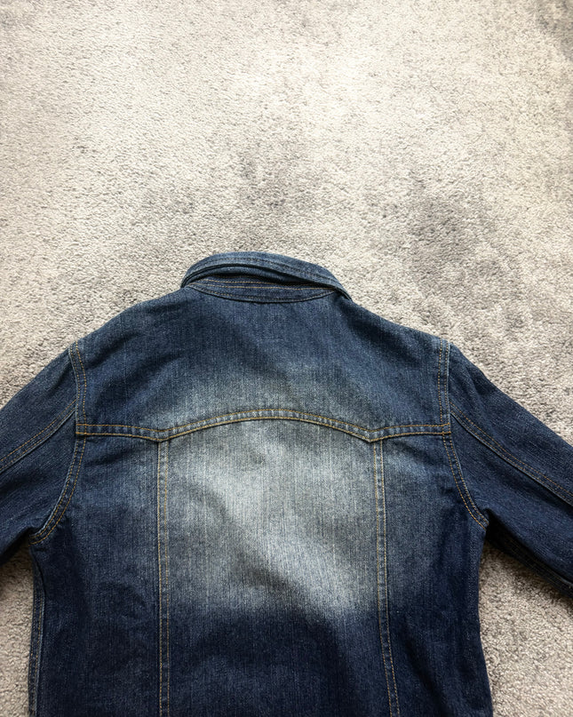 JACKROSE "INDIGO SHADOW" DENIM JACKET (S-M)