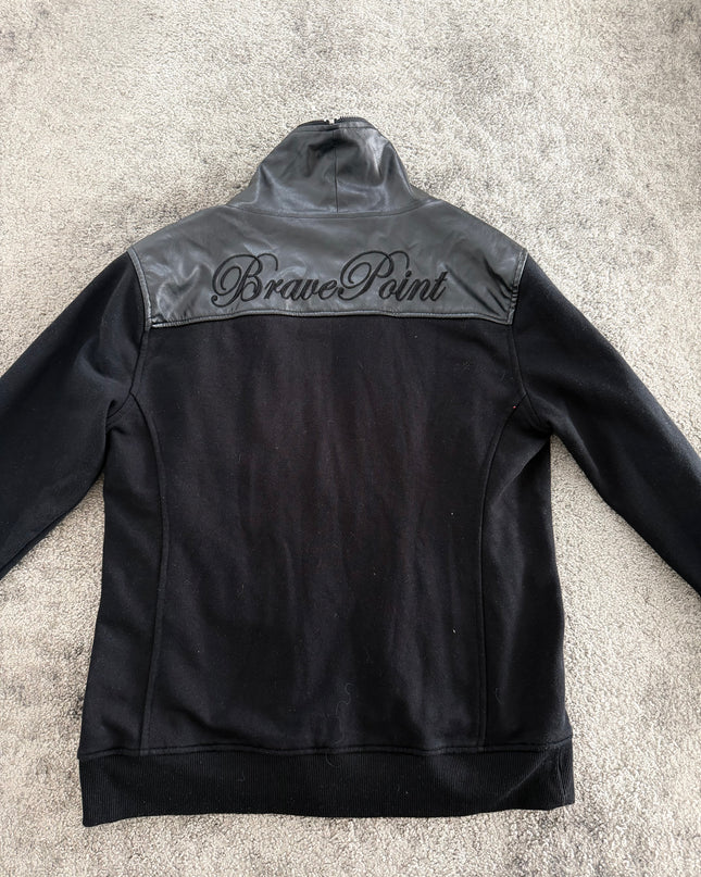 INTHEATTIC "SHADOW ZIP HYBRID" HOODIE (S-M)