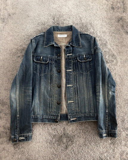 VANQUISH "GHOST RIDER" DENIM JACKET (S-M)