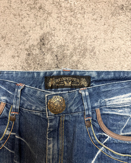 RED PEPPER "RADIANT FLASH" DENIM