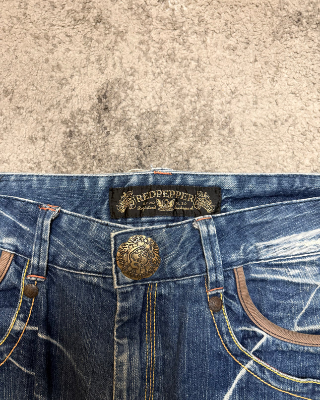 RED PEPPER "RADIANT FLASH" DENIM