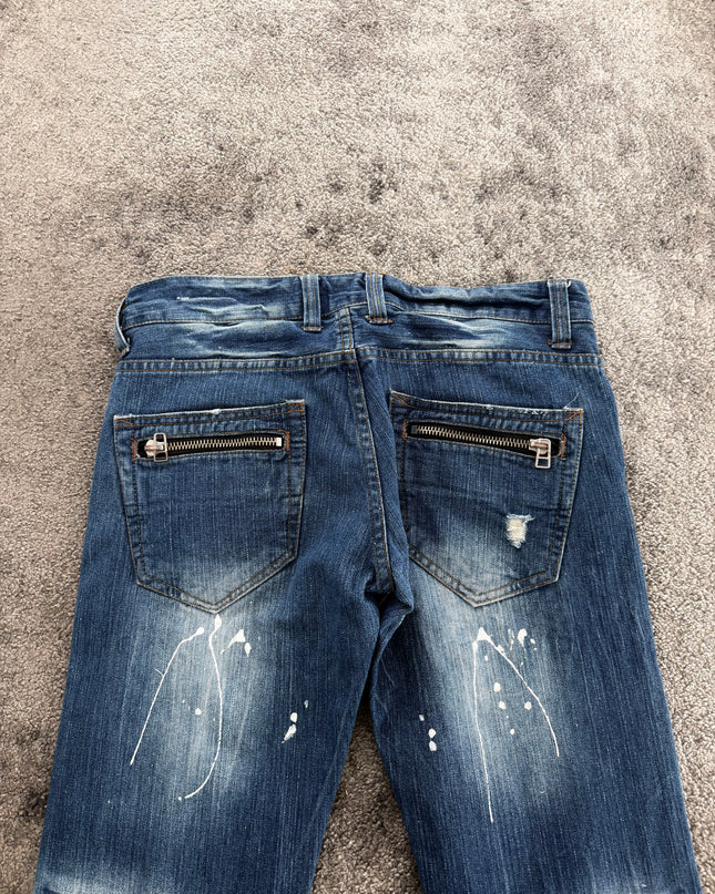ROOT THREE "PAINT SCAR" DENIM (M)