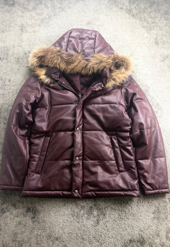 TAKEO KIKUCHI "BURGUNDY ECLIPSE" PUFFER (M)