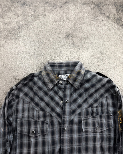 GROWTH "MIDNIGHT FADE" FLANNEL (S-M)