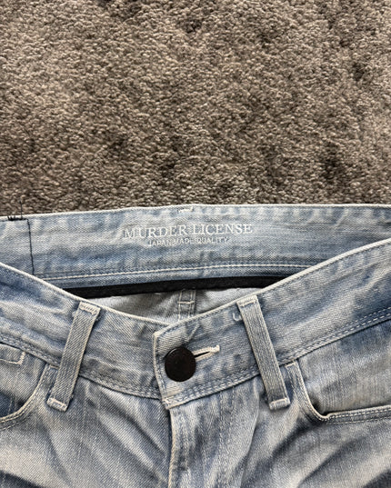 MURDER LICENSE "ICE FADE 3D" DENIM (S)