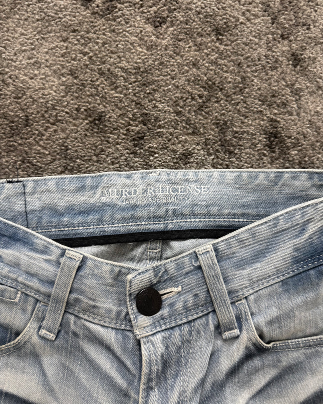 MURDER LICENSE "ICE FADE 3D" DENIM (S)