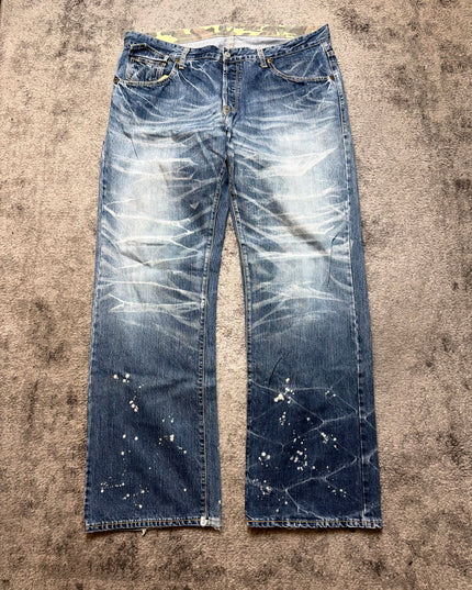 DRAGONSPIRAL "FADED UNIVERSE" DENIM XL