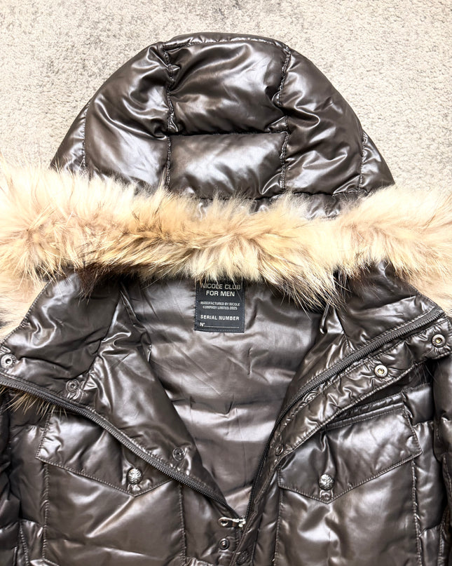 NICOLE CLUB "NOIR MEMORY" PUFFER