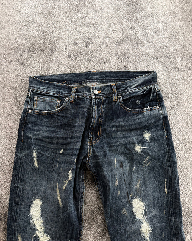 HEISEI "PAINT SCAR" DENIM (M)