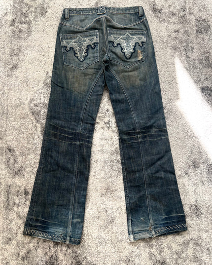 ANTIQUE WORN IN WESTERN DENIM