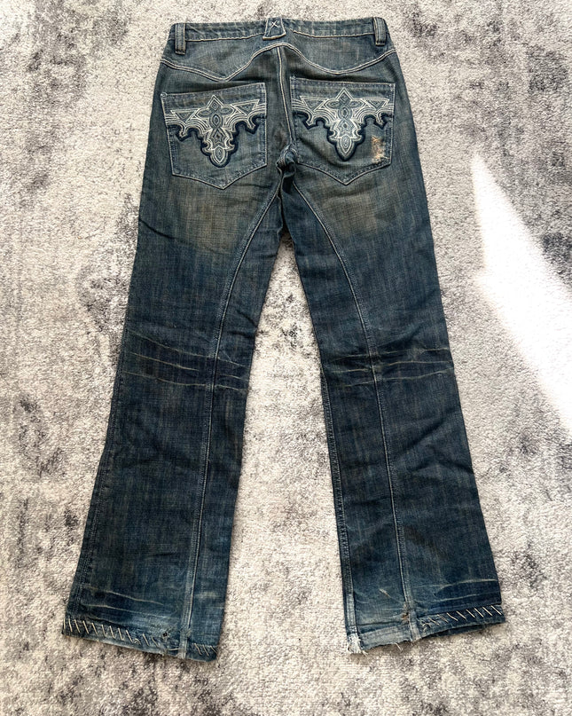 ANTIQUE WORN IN WESTERN DENIM