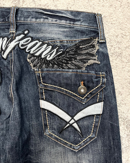ORIRIN "ANGEL STATIC" DENIM