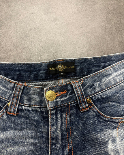 LOWBOX "BLEACHED SCARS" DENIM (S)