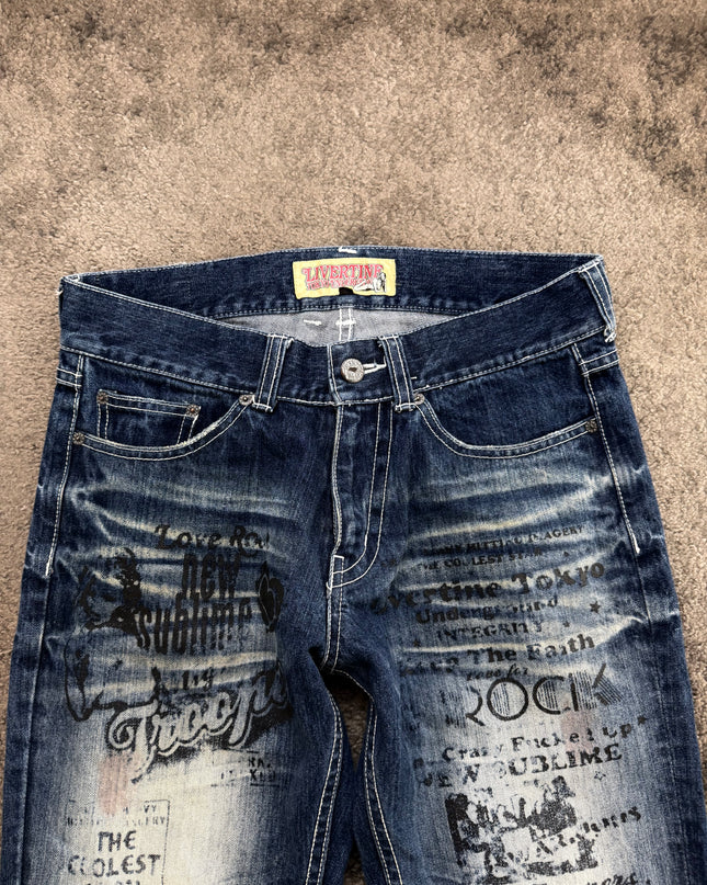 JACKROSE "GRAPHIC RIOT ARCHIVE" DENIM