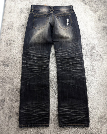 XFRM "DISTRESSED CREST" DENIM (M)