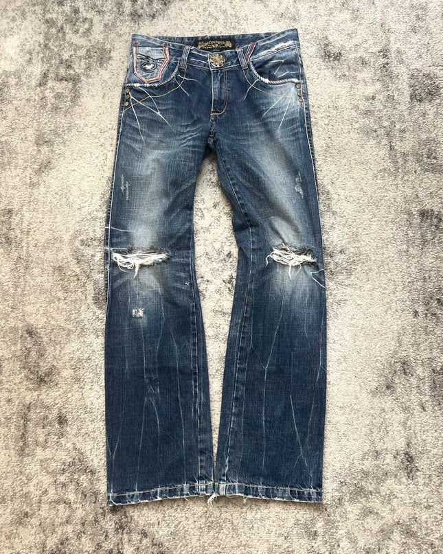 RED PEPPER "JERSEY TEARS" DENIM