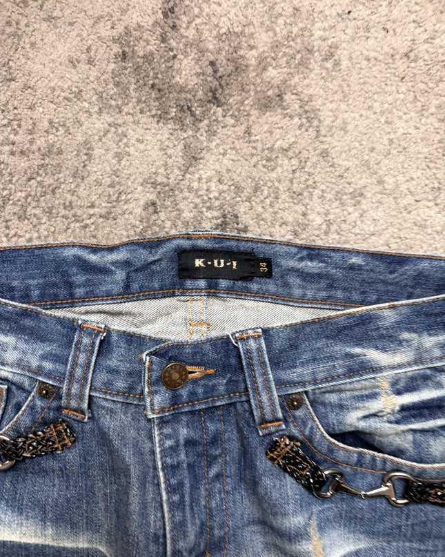 KUI "DISTORTED WHISKERS" DENIM