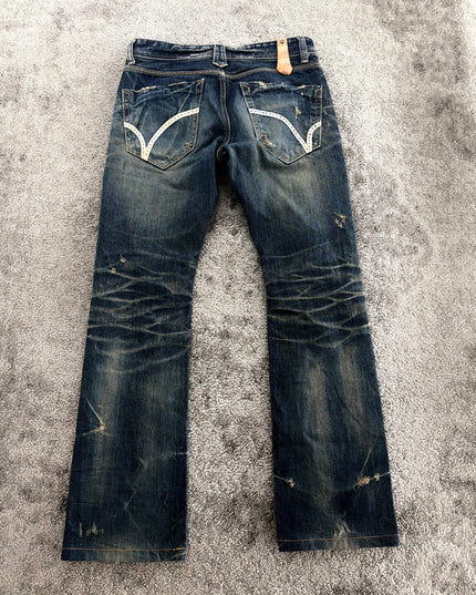 DIGREEN "RUST DAMAGE" DENIM (S)