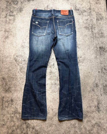 FLASH REPORT "WAVELINE BURNOUT" DENIM
