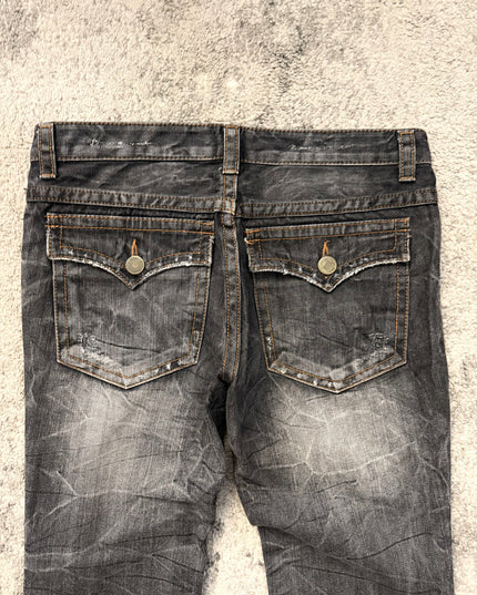 AGATE "SHATTERED GREY PULSE" DENIM