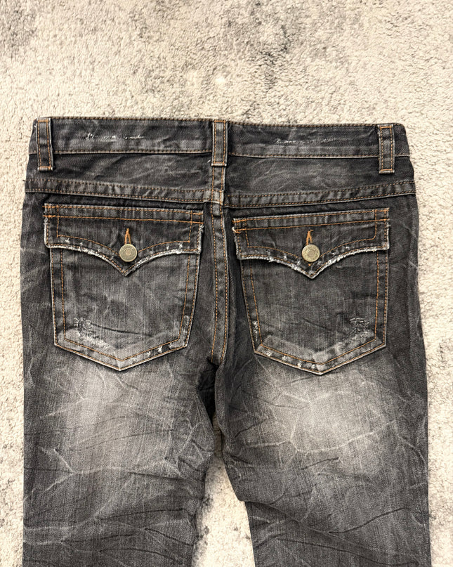AGATE "SHATTERED GREY PULSE" DENIM
