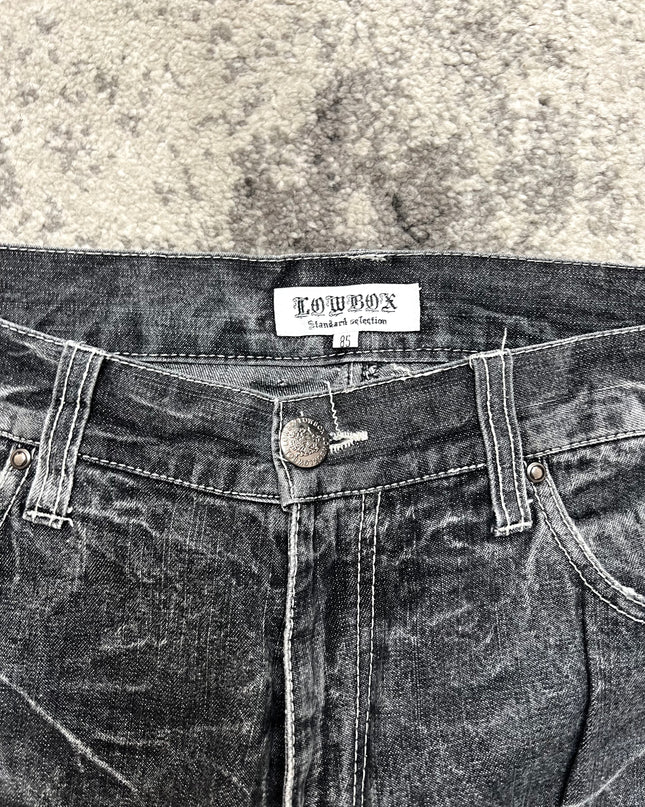 LOWBOX STONE WASH STRAIGHT LEG