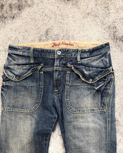 BACKNUMBER "SHADOW CURVE" DENIM