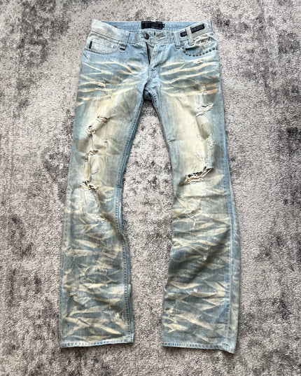 OFF THE NEIGE "BLEACH BURN" DENIM