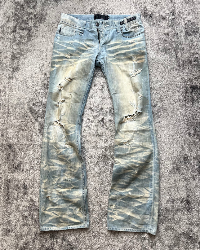 OFF THE NEIGE "BLEACH BURN" DENIM