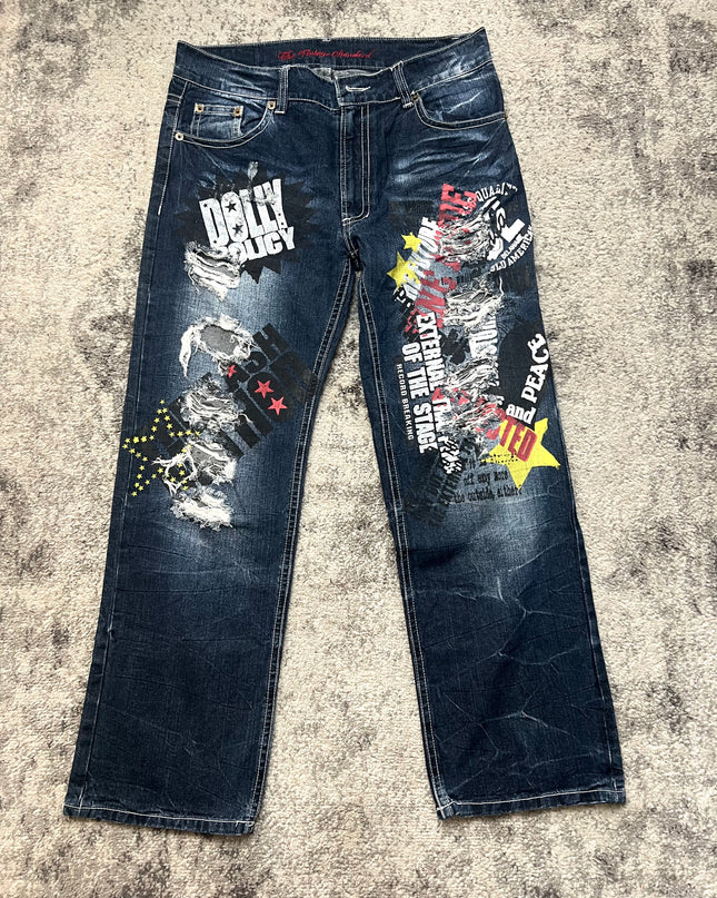DOLLY POLICY "PROPAGANDA" DENIM