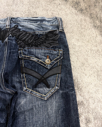 ORIRIN "GHOST FADE" WHISKERED DENIM (M)