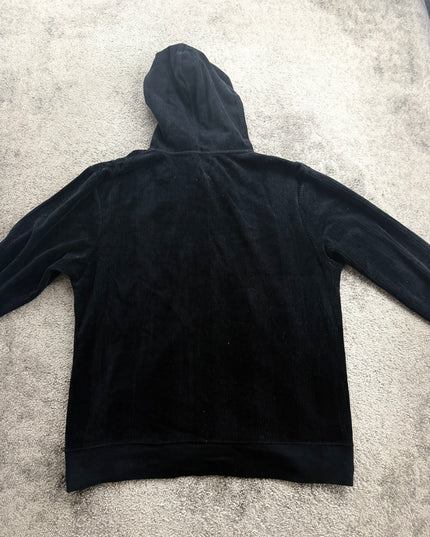THRUXTON "MIDNIGHT TARTAN" ZIP HOODIE (S-M)