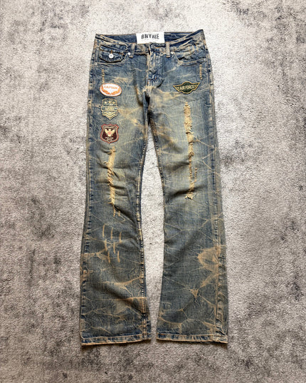 RHYME "BROKEN EMBLEM" DENIM