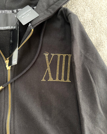 THIRTEEN JAPAN "XIII SHADOW" ZIP HOODIE (S)