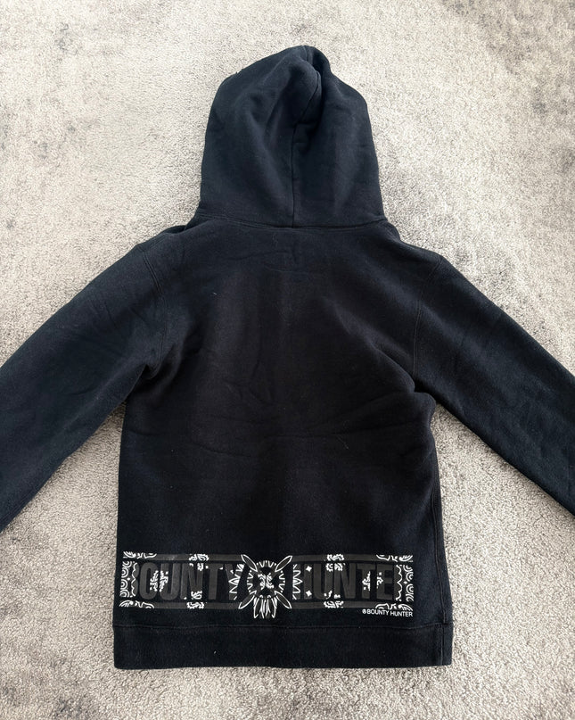 BOUNTY HUNTER "MIDNIGHT SCRIPT" ZIP HOODIE (S-M)