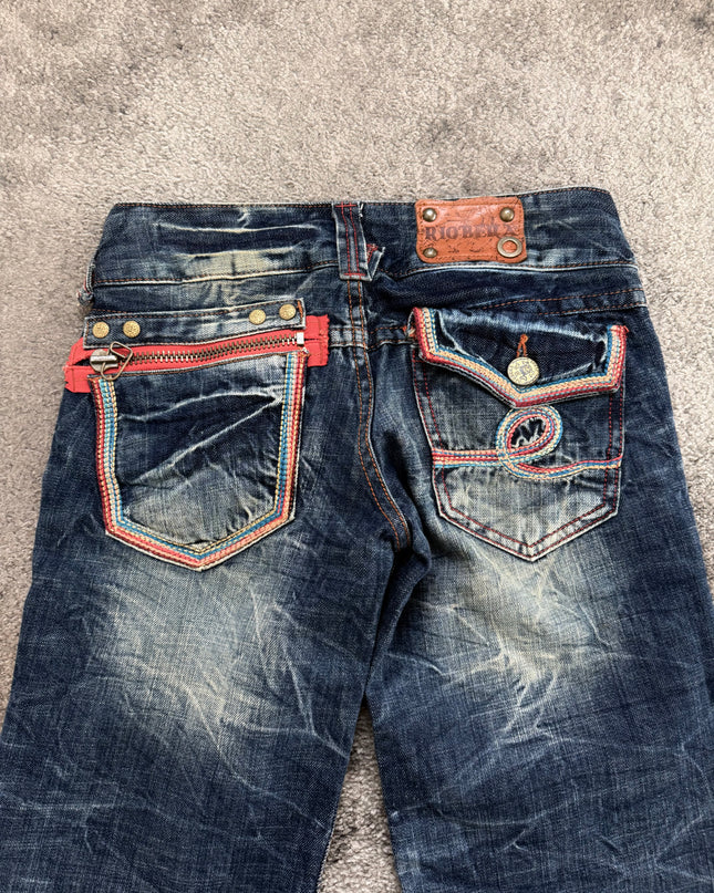 RIOBERA "NEON DRIFT" DENIM