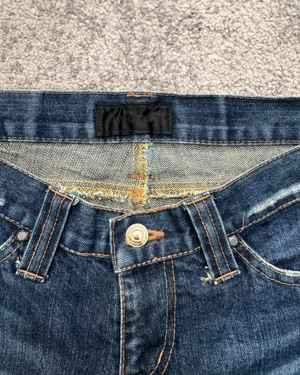 LA GATE "NIGHT SLASH" DENIM