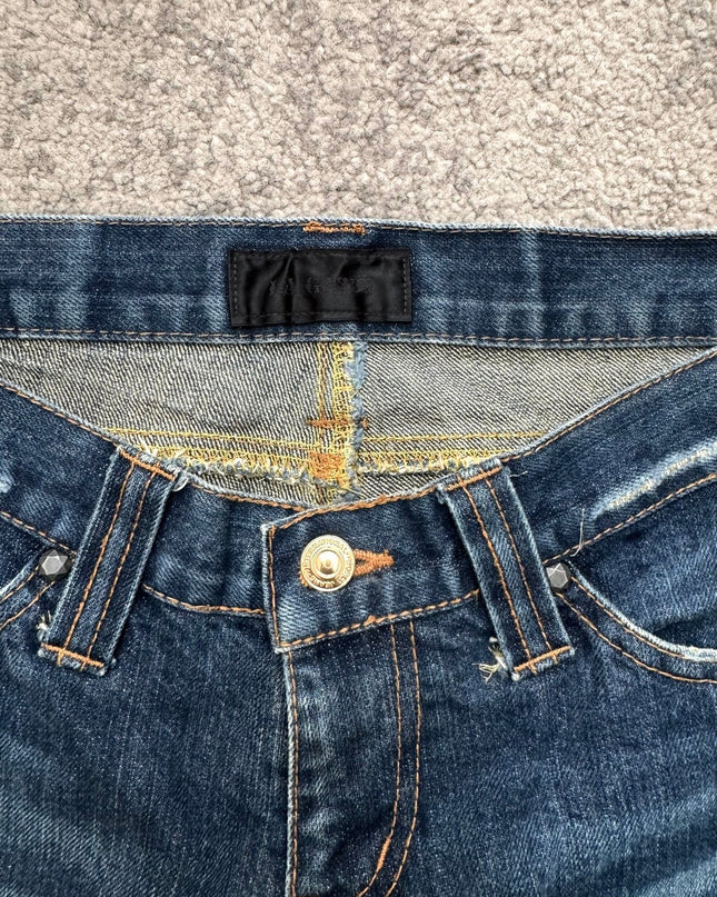 LA GATE "NIGHT SLASH" DENIM