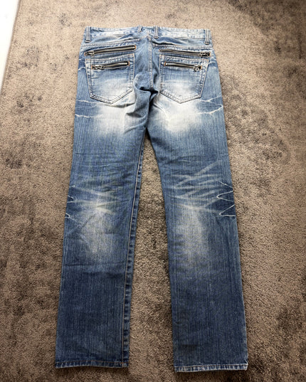 ROOT THREE "GHOST FADE STRAIGHT" DENIM