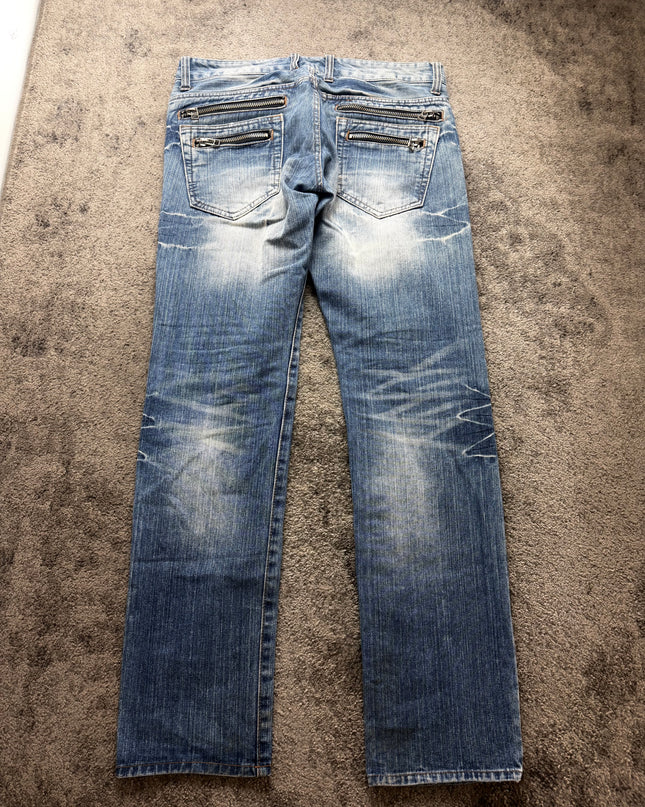 ROOT THREE "GHOST FADE STRAIGHT" DENIM
