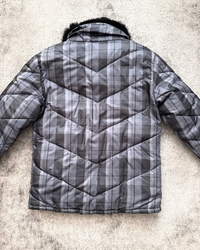 TAKEO KIKUCHI "NOIR GRID" PUFFER