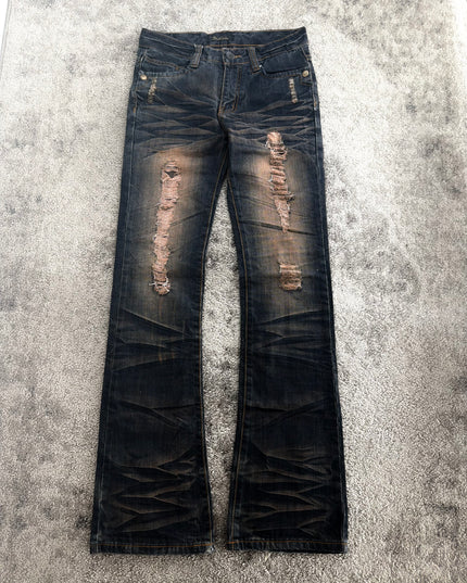 BLACK CROWN "BURNT SCAR" DENIM (S)