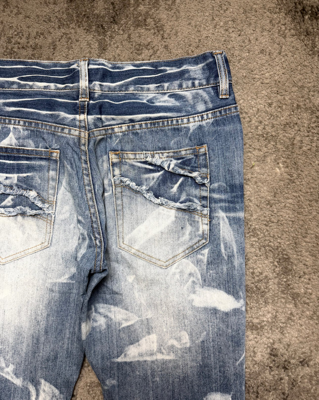 GLAD NEWS "STATIC WAVES" DENIM