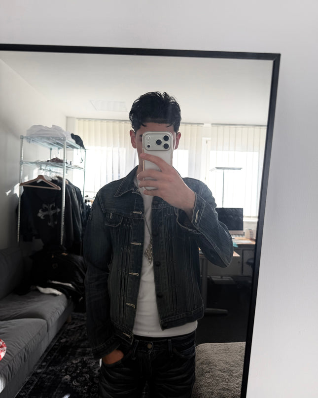 VANQUISH "GHOST RIDER" DENIM JACKET (S-M)