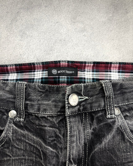 ROOT THREE "CRACKED SIGNAL" DENIM (S-M)