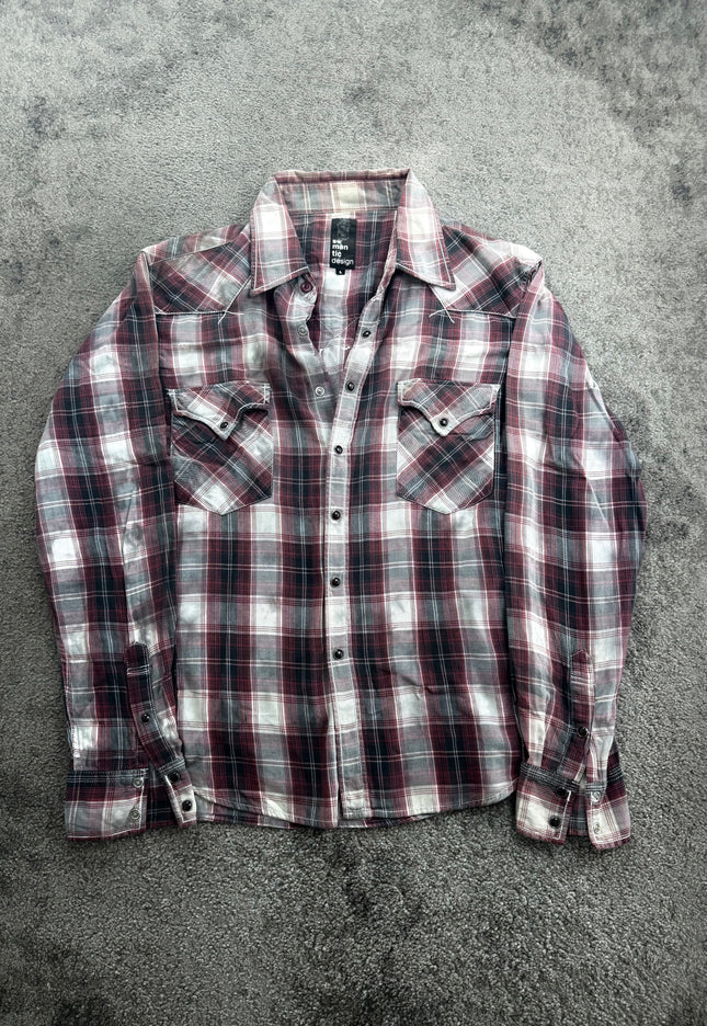 SEMANTIC DESIGN "WESTERN SHADOW PLAID" FLANNEL
